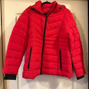 BCBG Max Azria Men’s Red Puffer Jacket